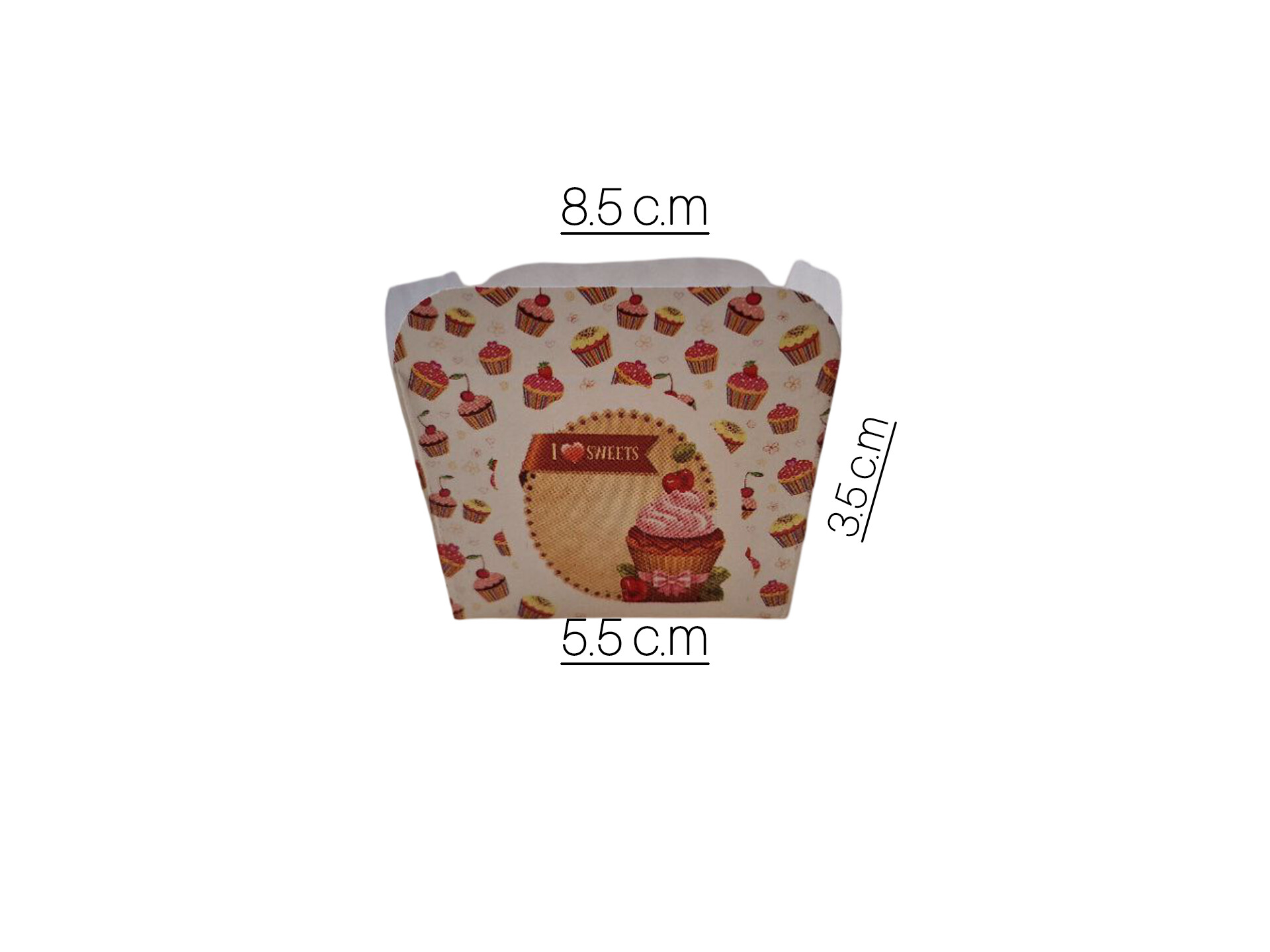 کپسول طرح کاپ کیک