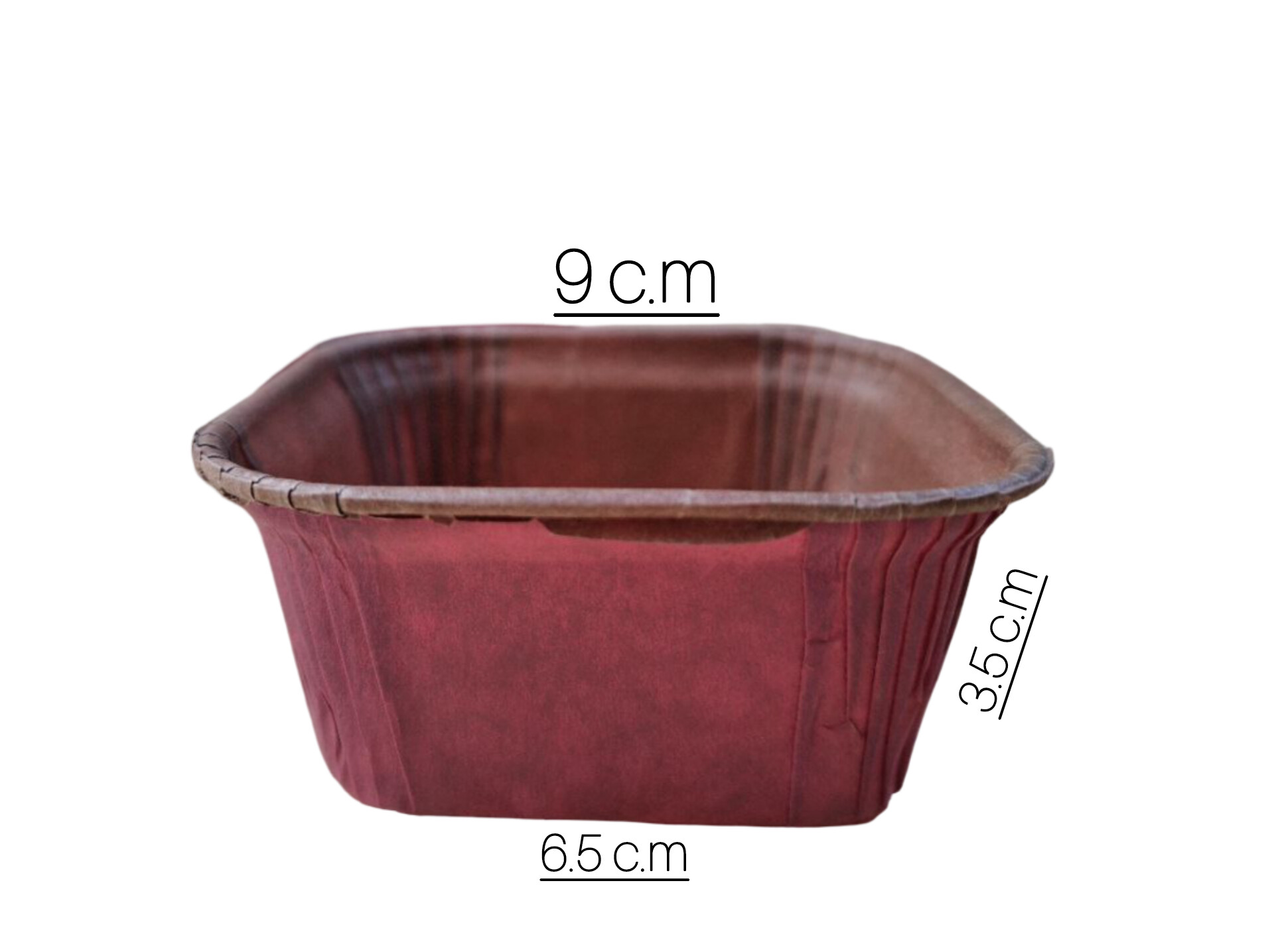 کپسول کاپ کیک کاغذی ساده