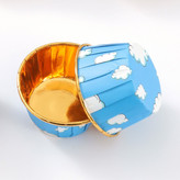 کپسول کاپ کیک آلومینیومی گلدار- رنگ روشن