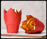 کپسول کاپ کیک آلومینیومی طرح لاله